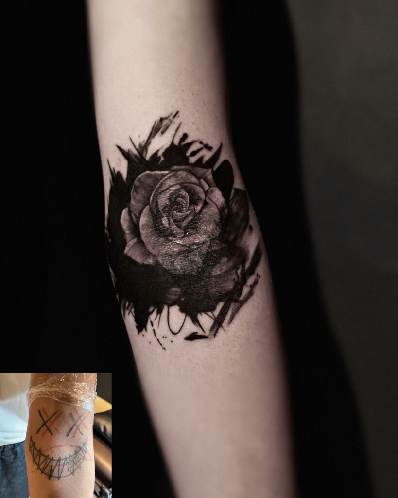 11+ Simple Black Tattoo Coverup Ideas That Will Blow Your Mind!