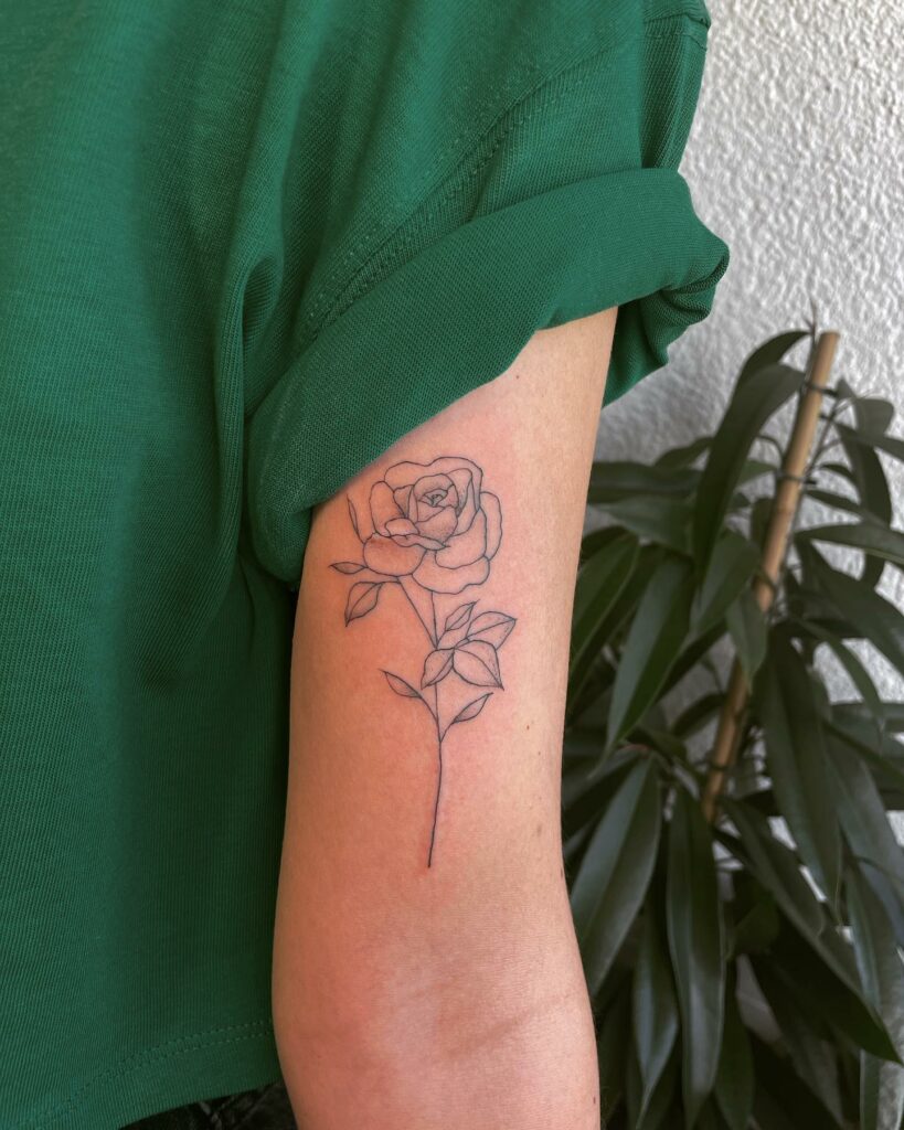 Rose Flash Tattoo