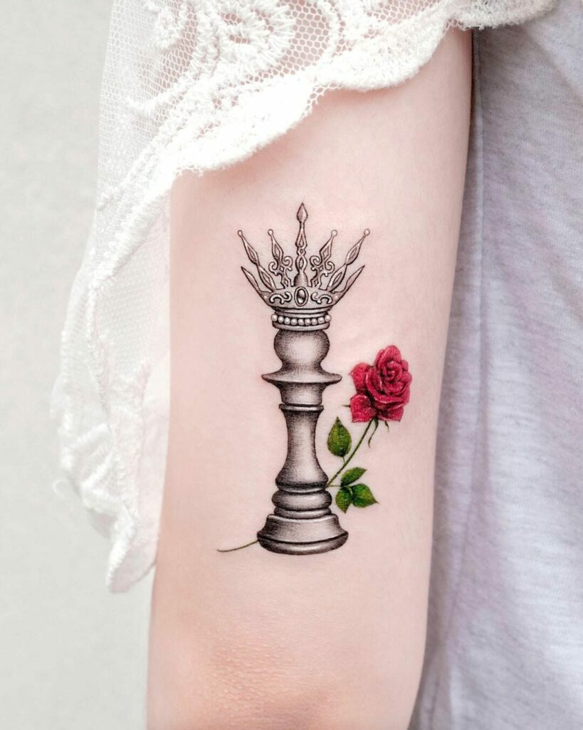 Queen tattoo simple lovely  Free tattoo designs Queen tattoo Free  tattoo