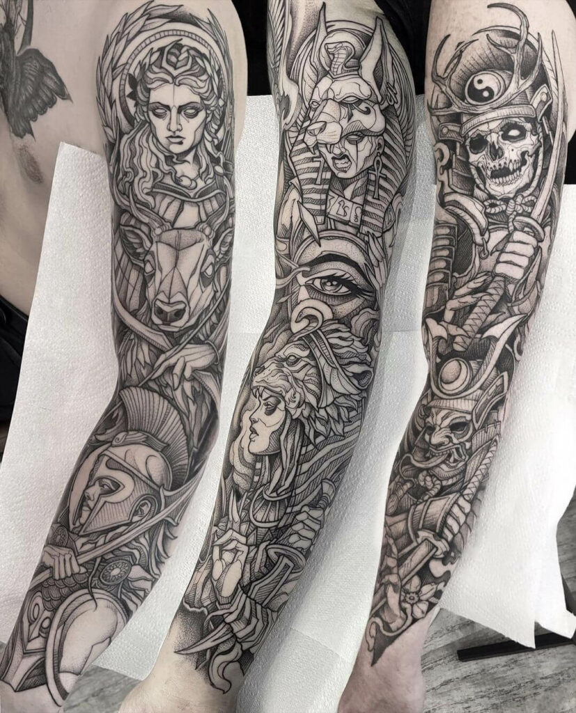 Samurai Mythology Sleeves