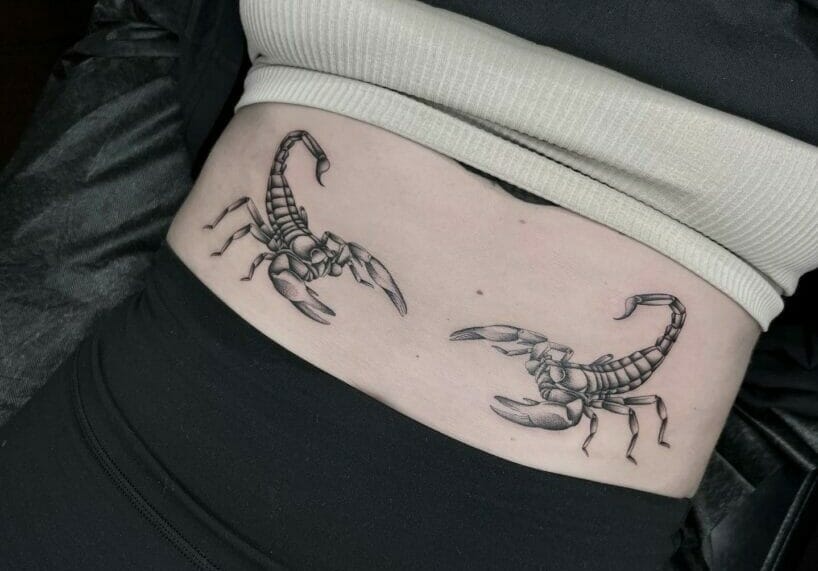 11+ Scorpion Tattoo Outline Ideas That Will Blow Your Mind! - alexie
