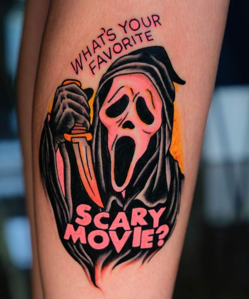 35 Times Horror Lovers Got Spooky Halloween Tattoos And They Worked  Brilliantly  Bored Panda