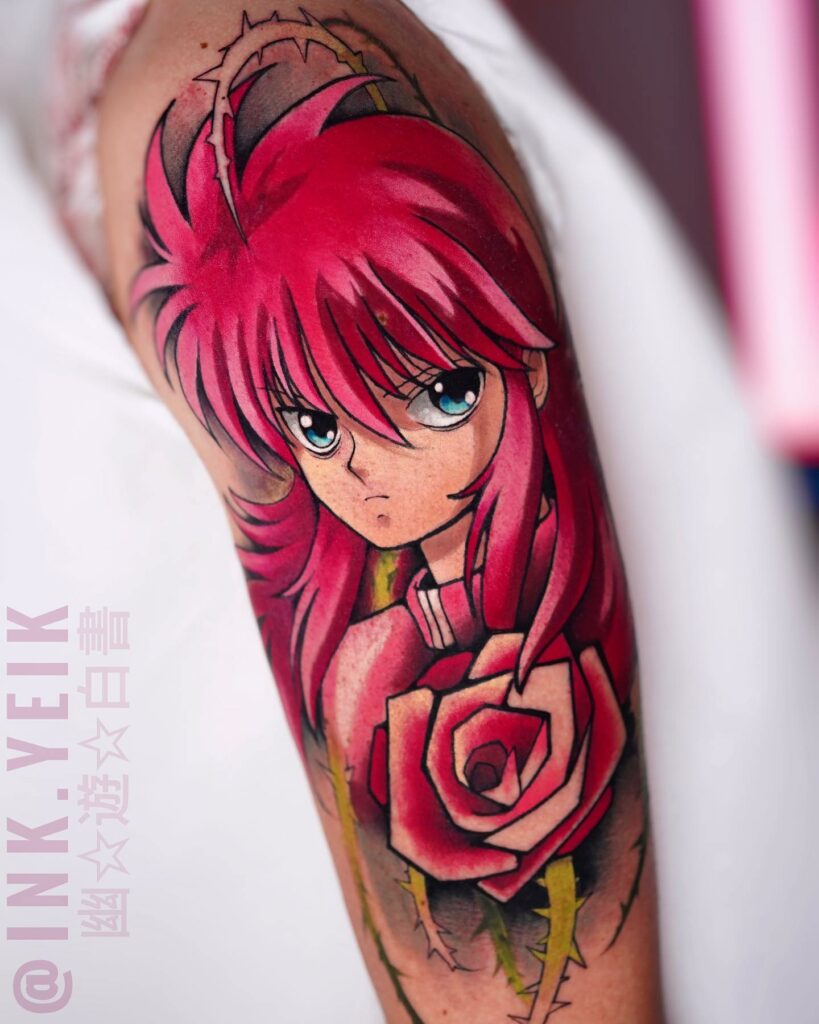 Sexy Anime Girl Tattoos