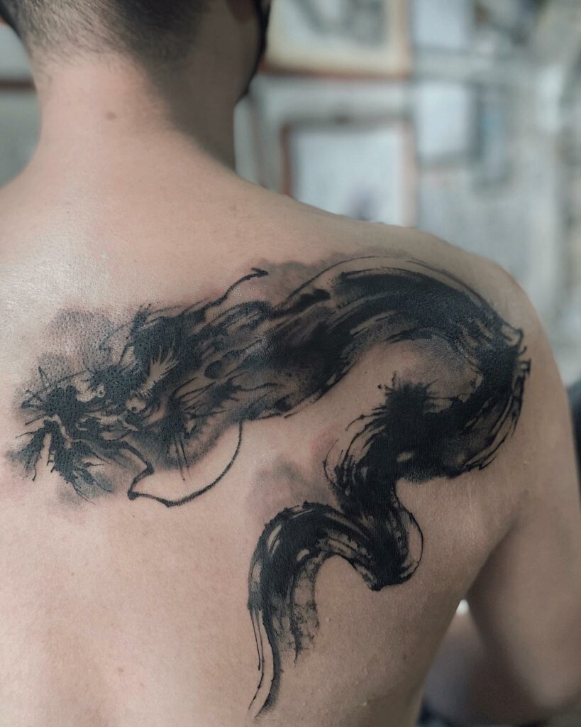 Shoulder Tattoos For Men With Animal Motifs ideas