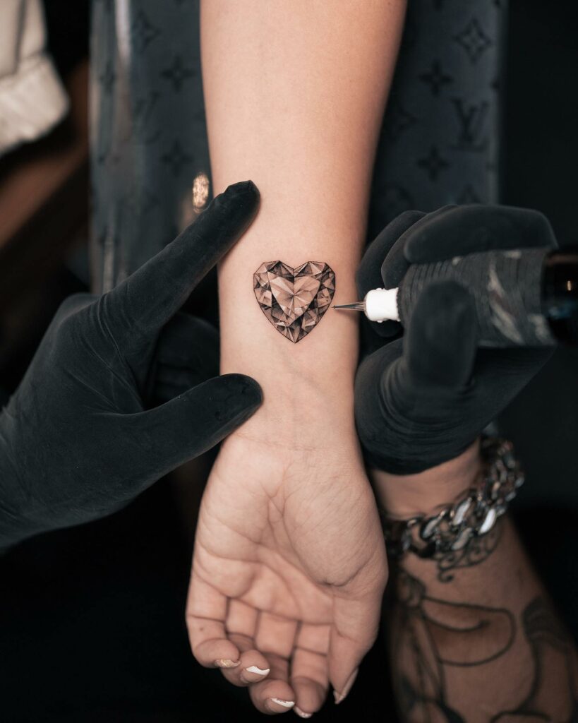 33 Diamond Tattoo Ideas For That Shine Of Yours  Psycho Tats