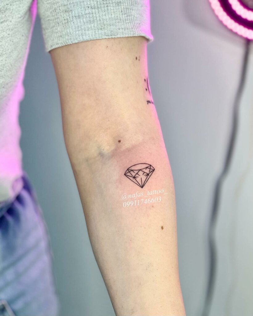 Simple Diamond Tattoos ideas