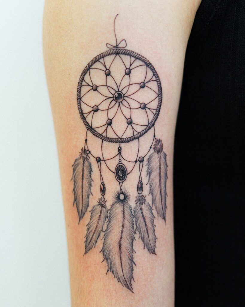 13+ Thigh Unique Dream Catcher Tattoo Ideas That Will Blow Your Mind