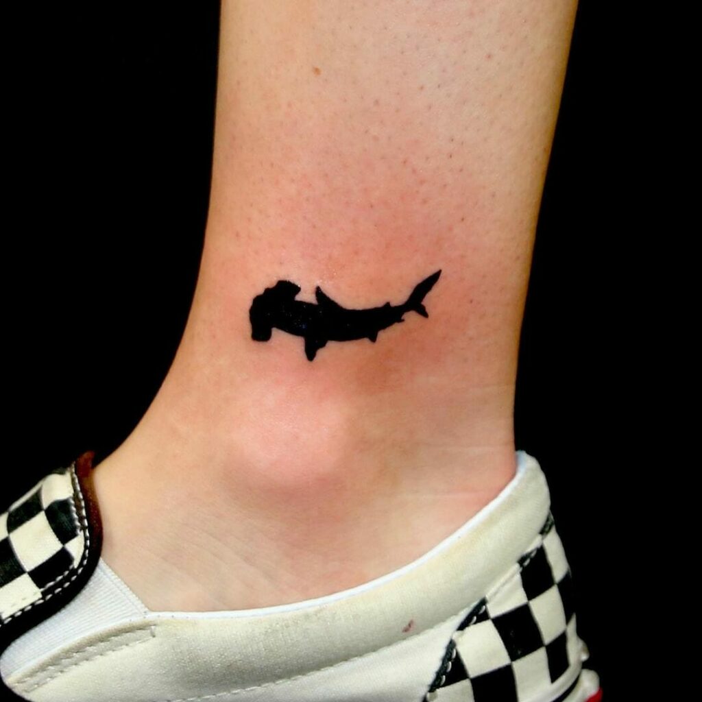 Hammerhead shark tattoo by Victor Zetall  Photo 30484