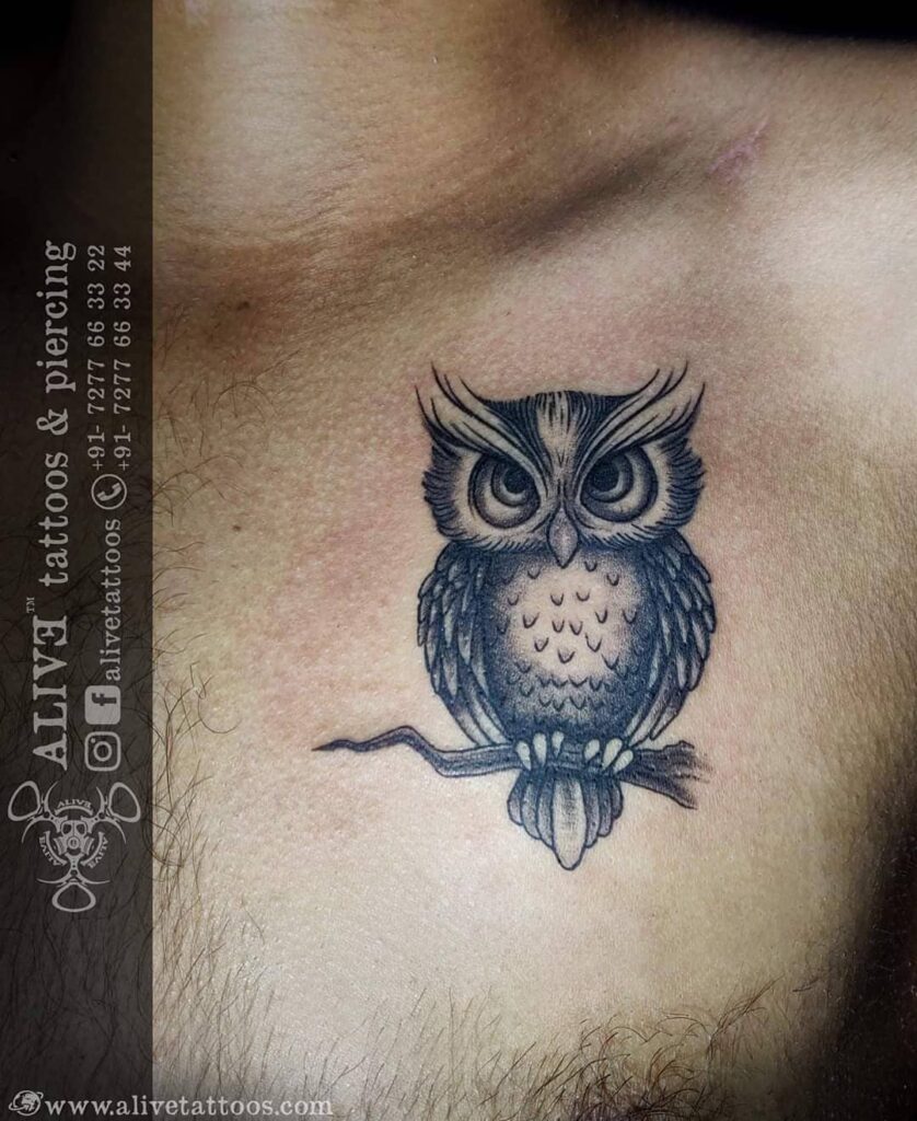 Update more than 77 minimal owl tattoo latest  thtantai2