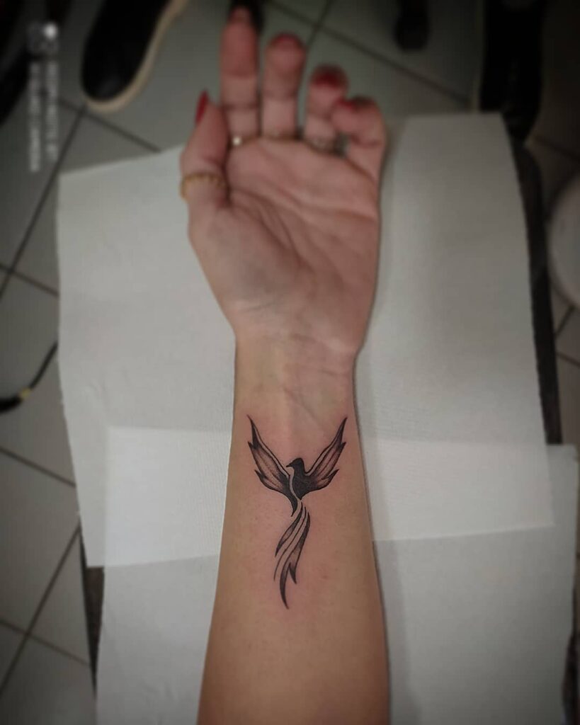 Small Phoenix tattoo by Akash Chandani Skin Machine Tattoo Studio  skinmachinetattoo Email for appoin  Small phoenix tattoos Tattoo  designs wrist Hand tattoos