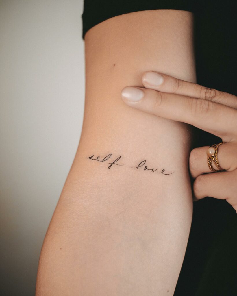 43 Beautiful  empowering self love tattoo ideas  Grace Mastered