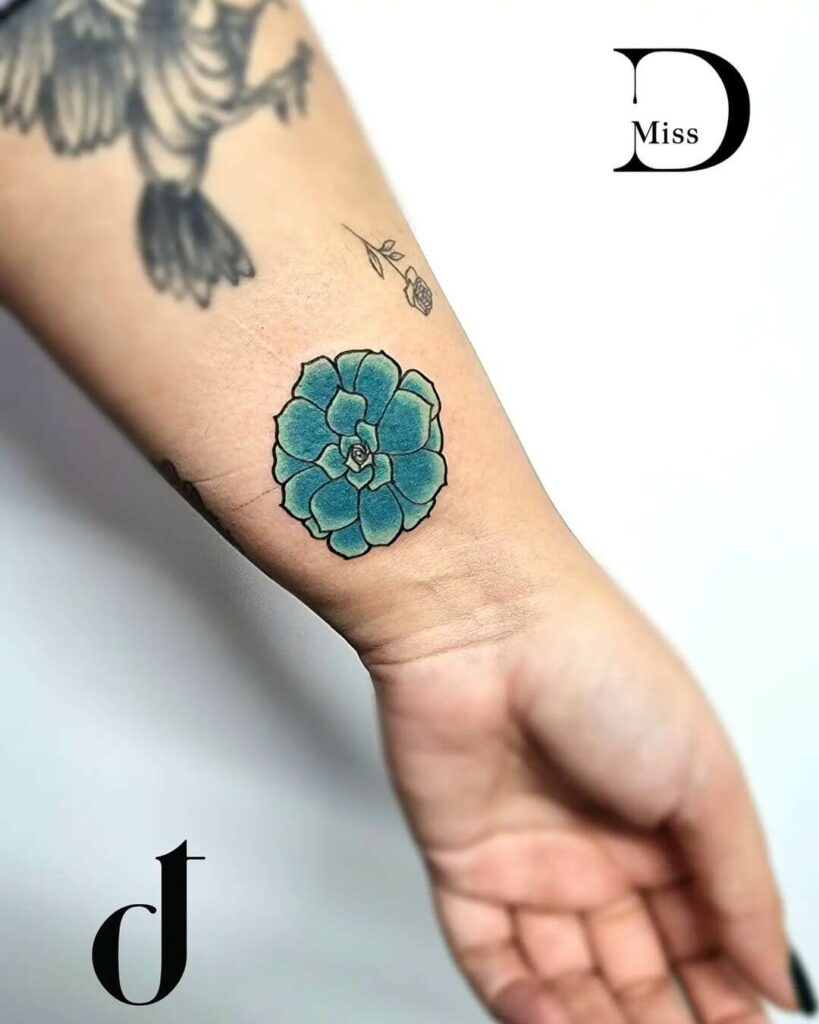 11+ Minimalist Succulent Tattoo Ideas That Will Blow Your Mind! alexie