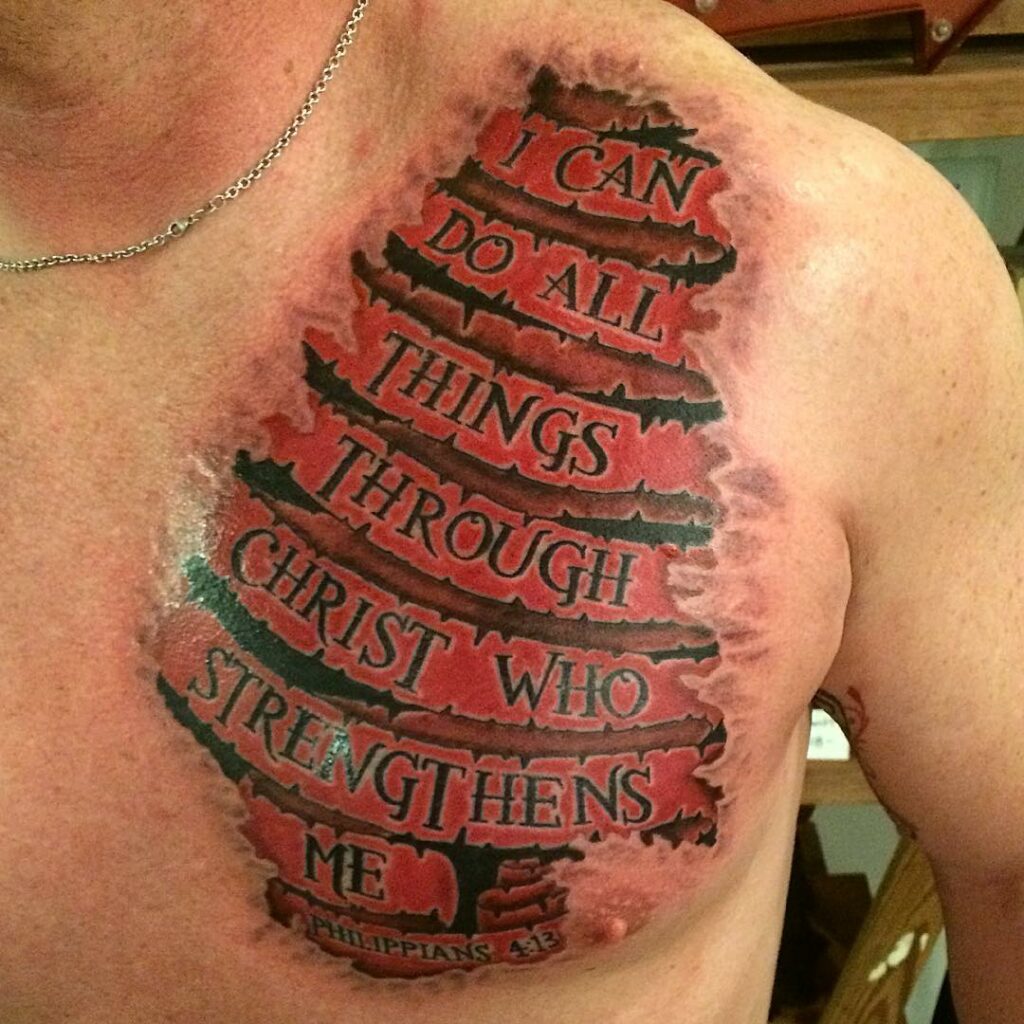 Aggregate more than 71 chest tattoo bible verse  thtantai2