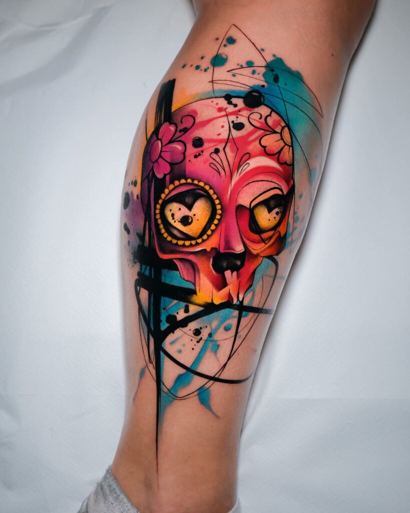 Skull Leg Tattoos