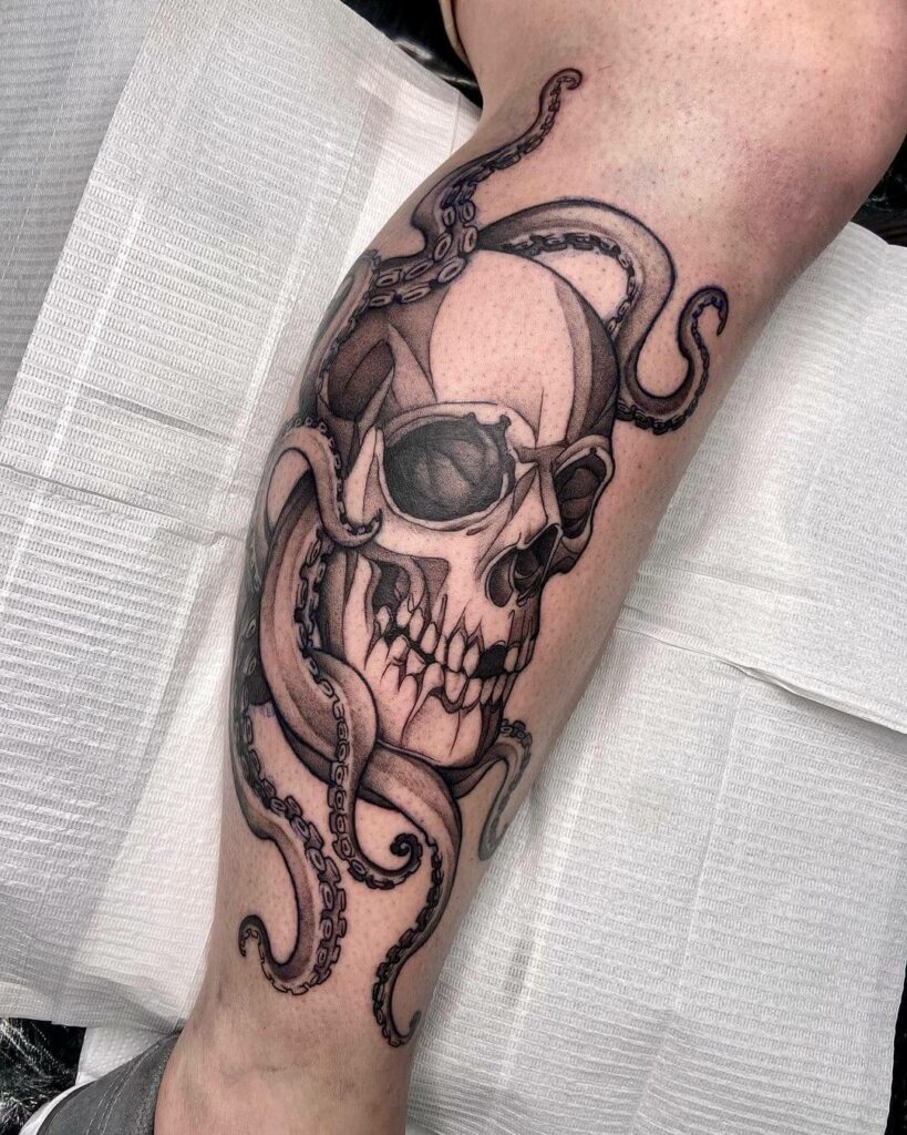 Skull Octopus Tattoo