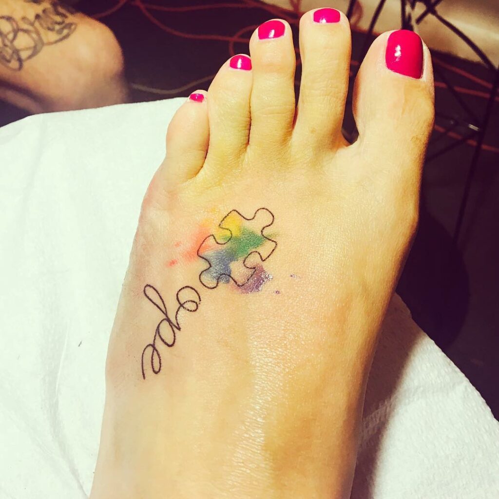 Autism Tattoos 30 Inspirational Design Ideas to Raise Awareness  100  Tattoos