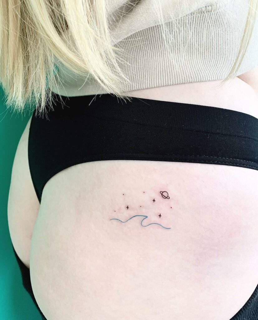 Small Booty Tattoo
