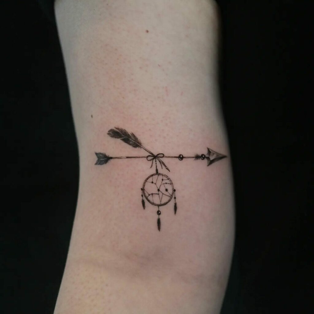 Small Dream Catcher Tattoo