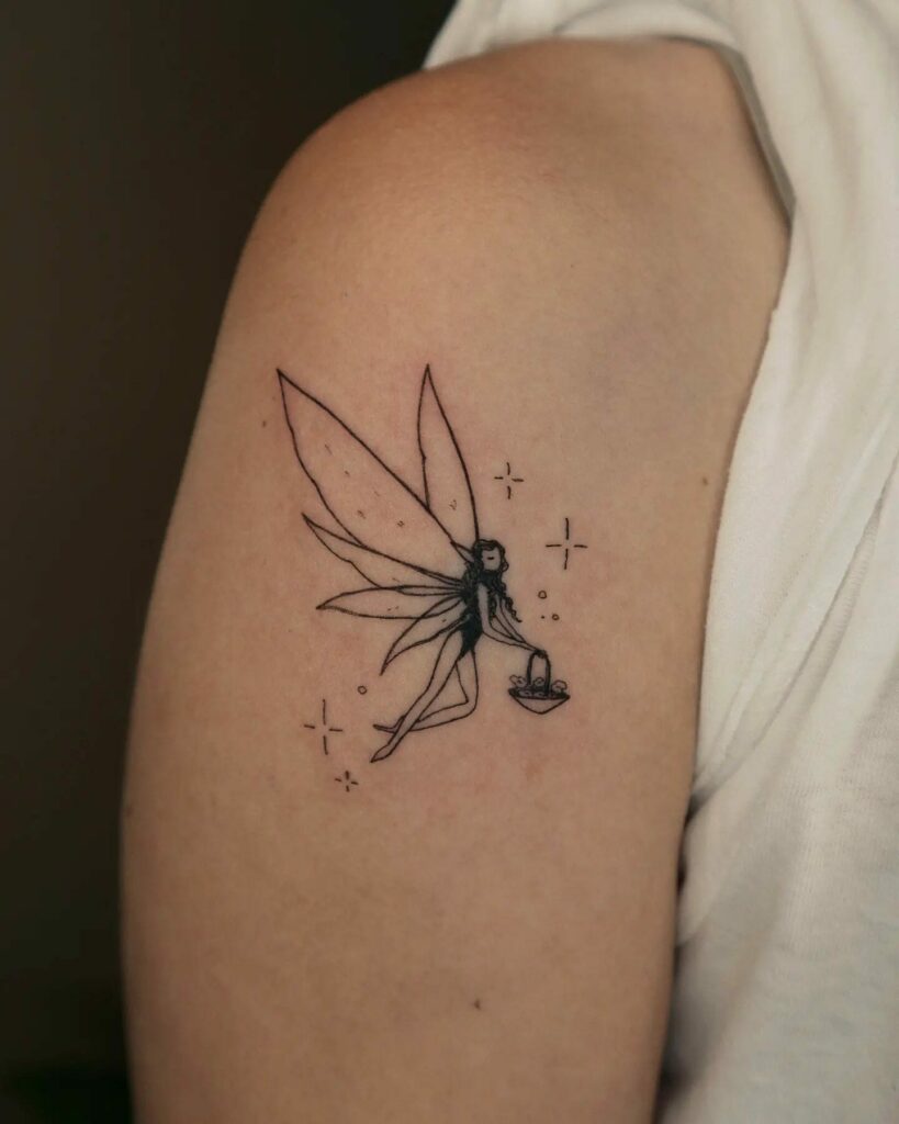 Fairy tattoo design by Sean OHara TattooNOW