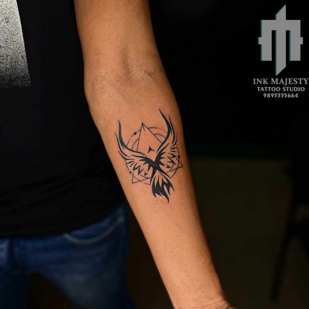 11+ Small Unique Phoenix Bird Tattoo Ideas That Will Blow Your Mind!