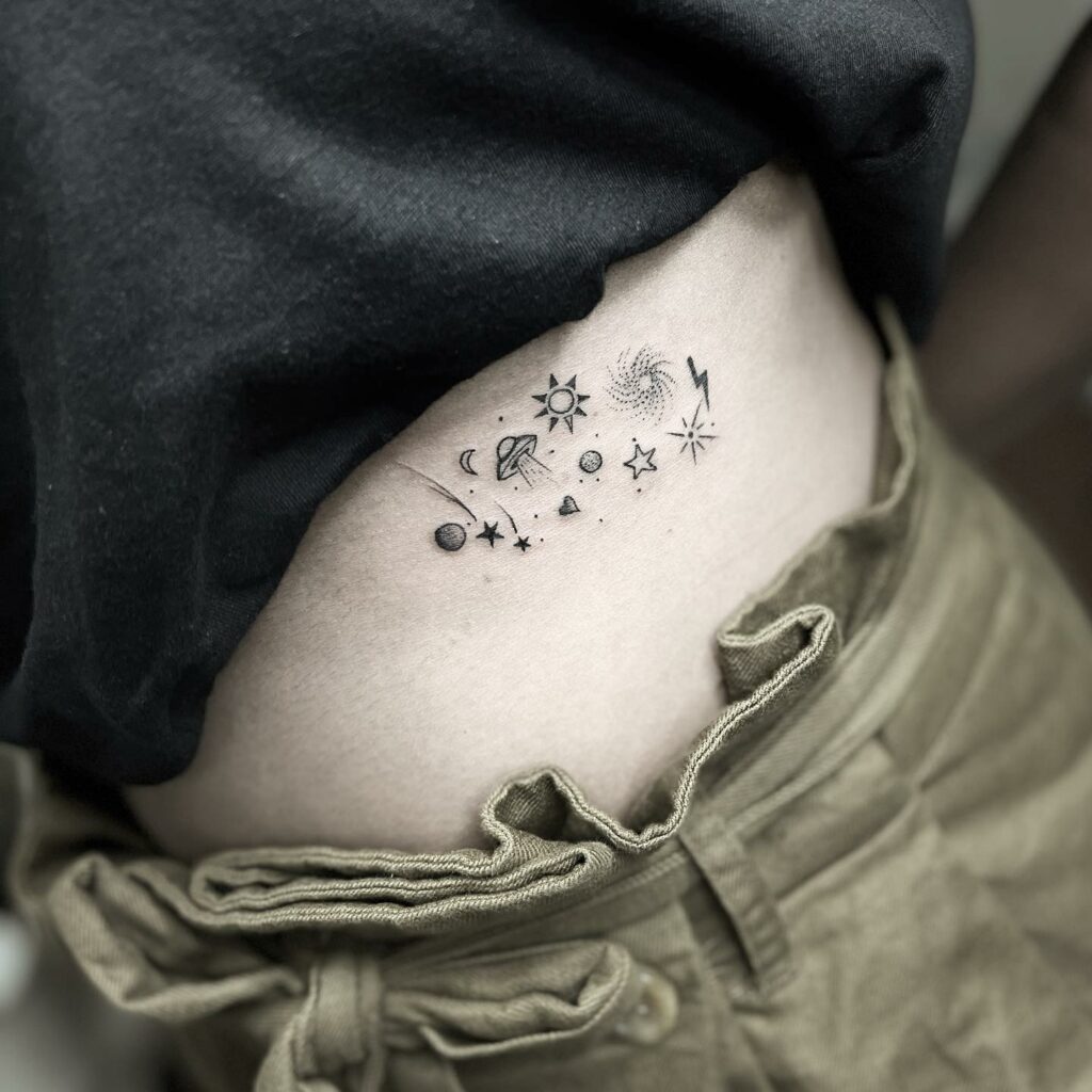 36 Galaxy Tattoos That Are Out of This World  theFashionSpot