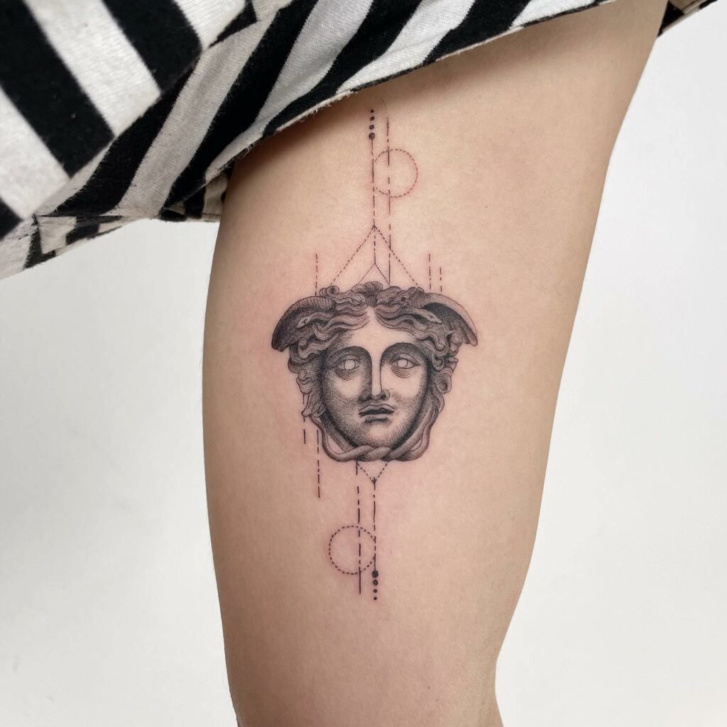 Small Medusa Tattoo Designs