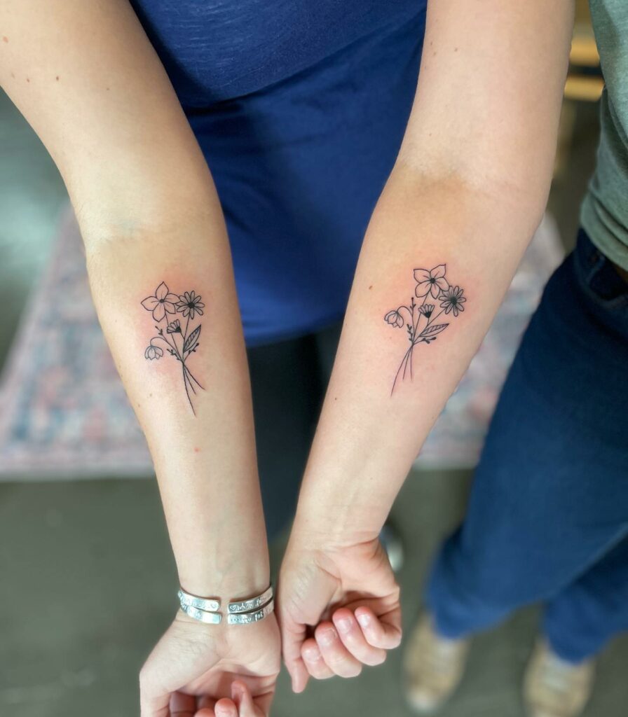 Mother Daughter Tattoo Ideas for Women Over 40