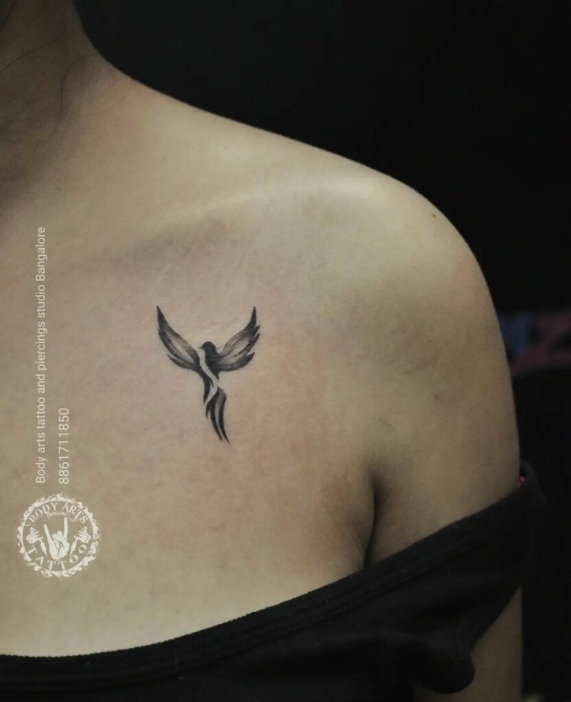 simple phoenix tattoo designs