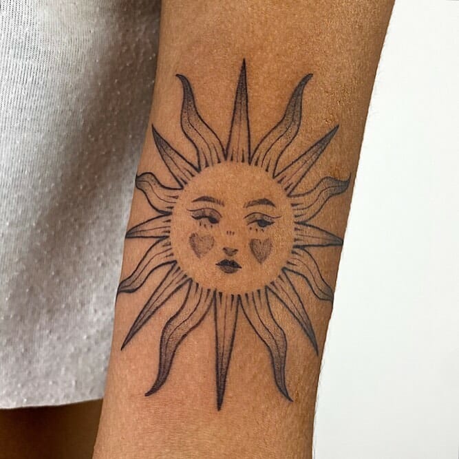 Sunset and sunrise tattoos by Stanislava Pinchuk  Tattoogridnet