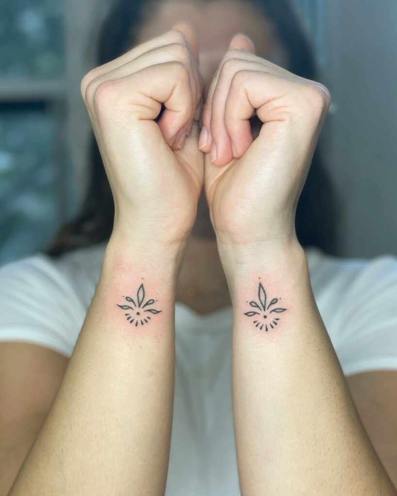 Small Symmetrical Tattoo