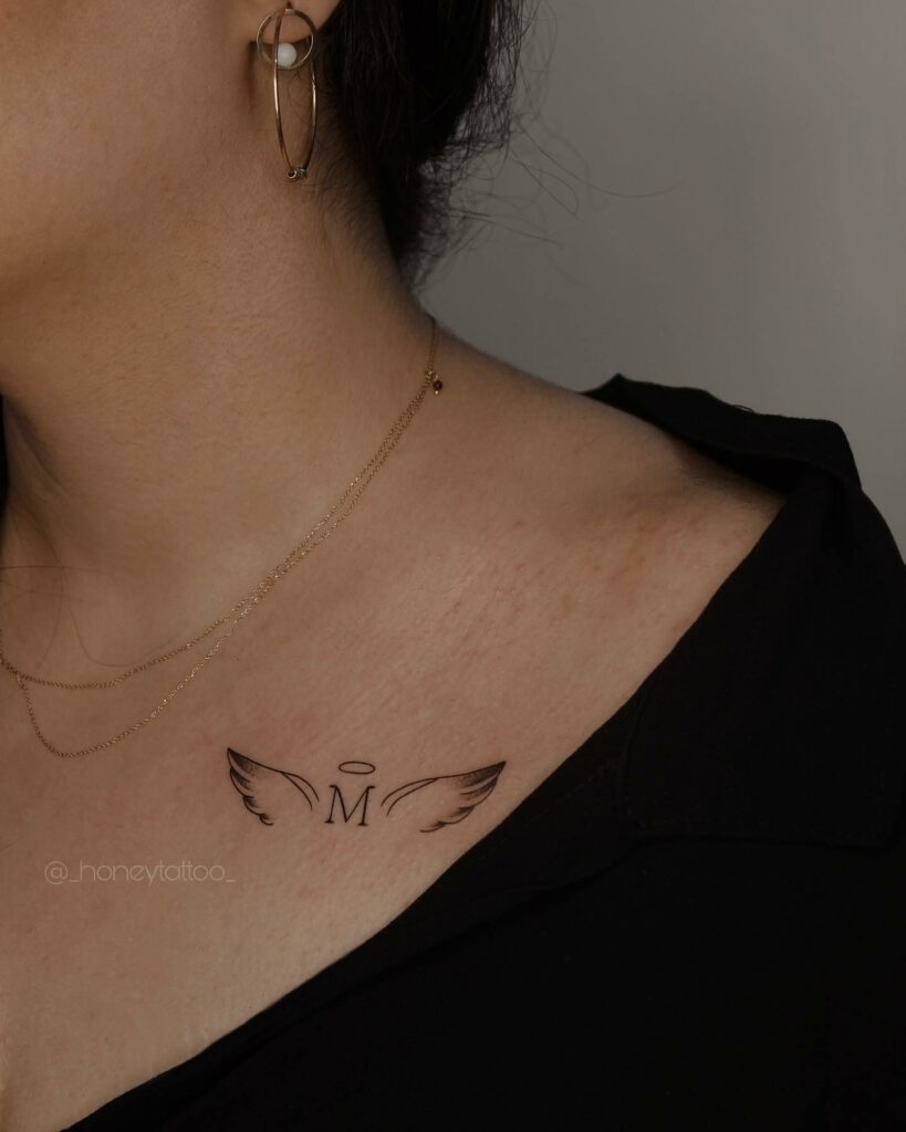 The charm of the discreet tattoo in 80 examples with a secret message