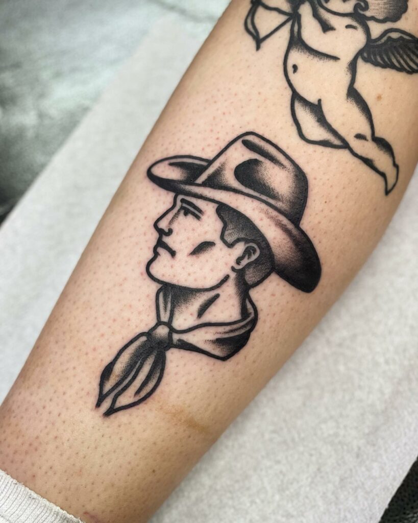 Small Western Cowboy Tattoos for You