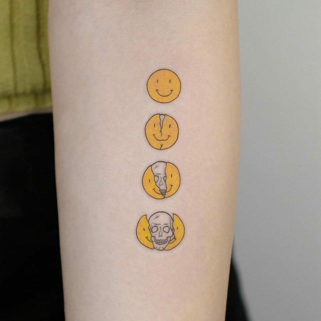 30 Best Smiley Face Tattoo Ideas  Read This First