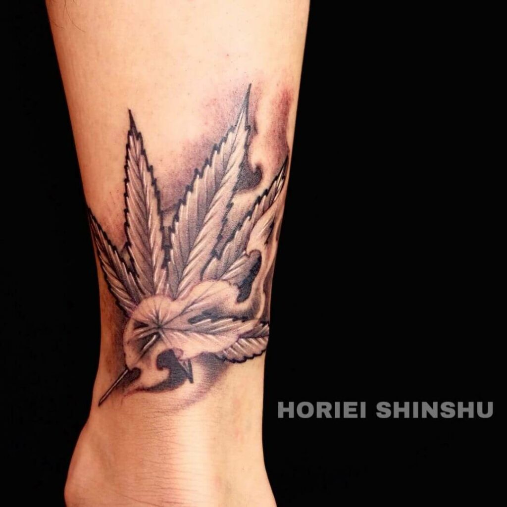 10+ Weed Leaf Tattoo Ideas You Have To See To believe! - alexie