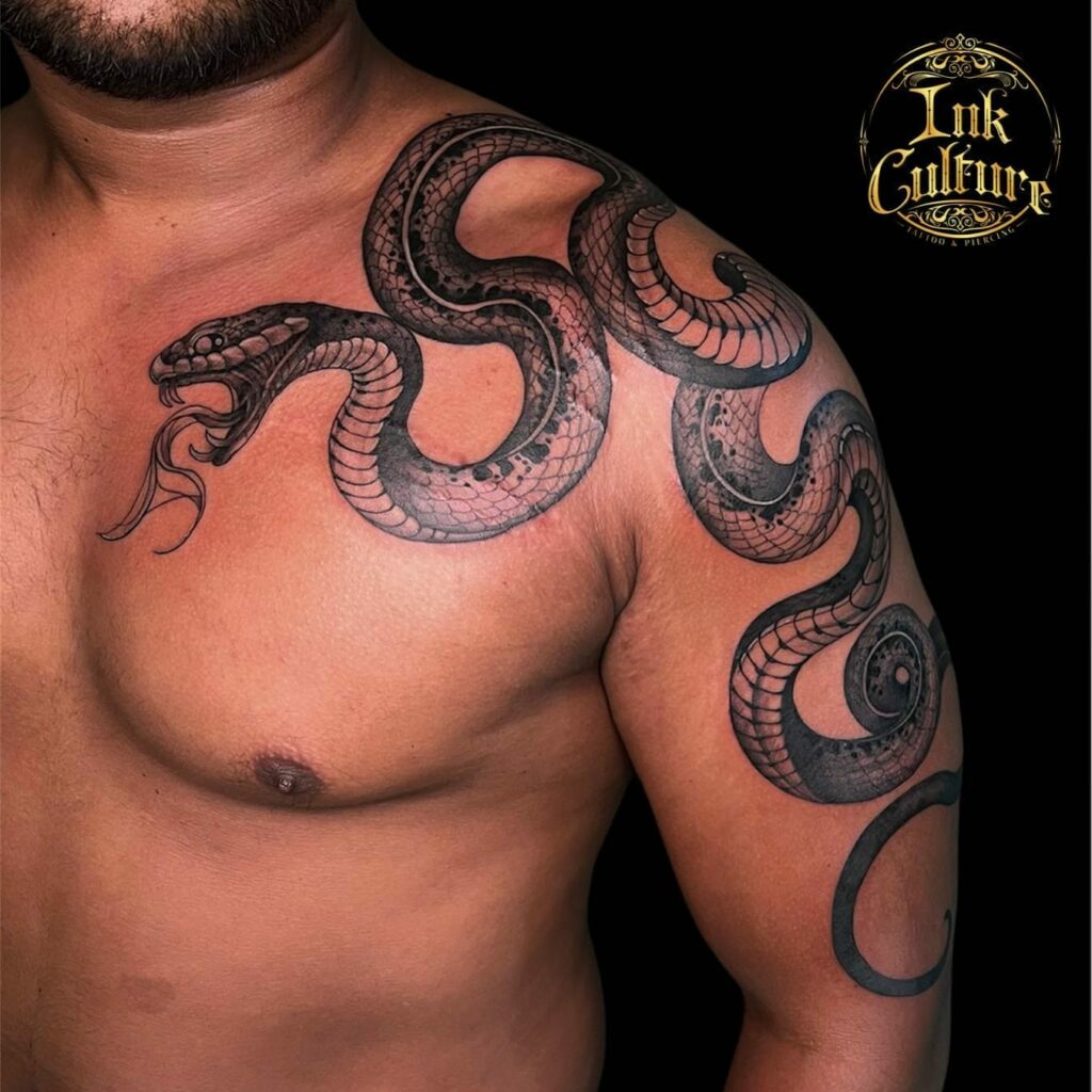 Snake Sleeve Tattoo