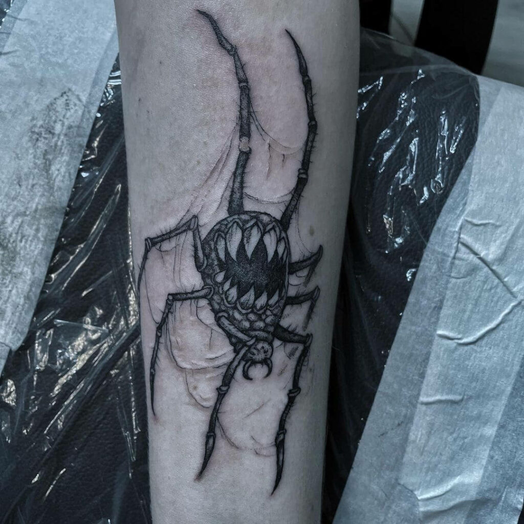 Spider Corpse Tattoo
