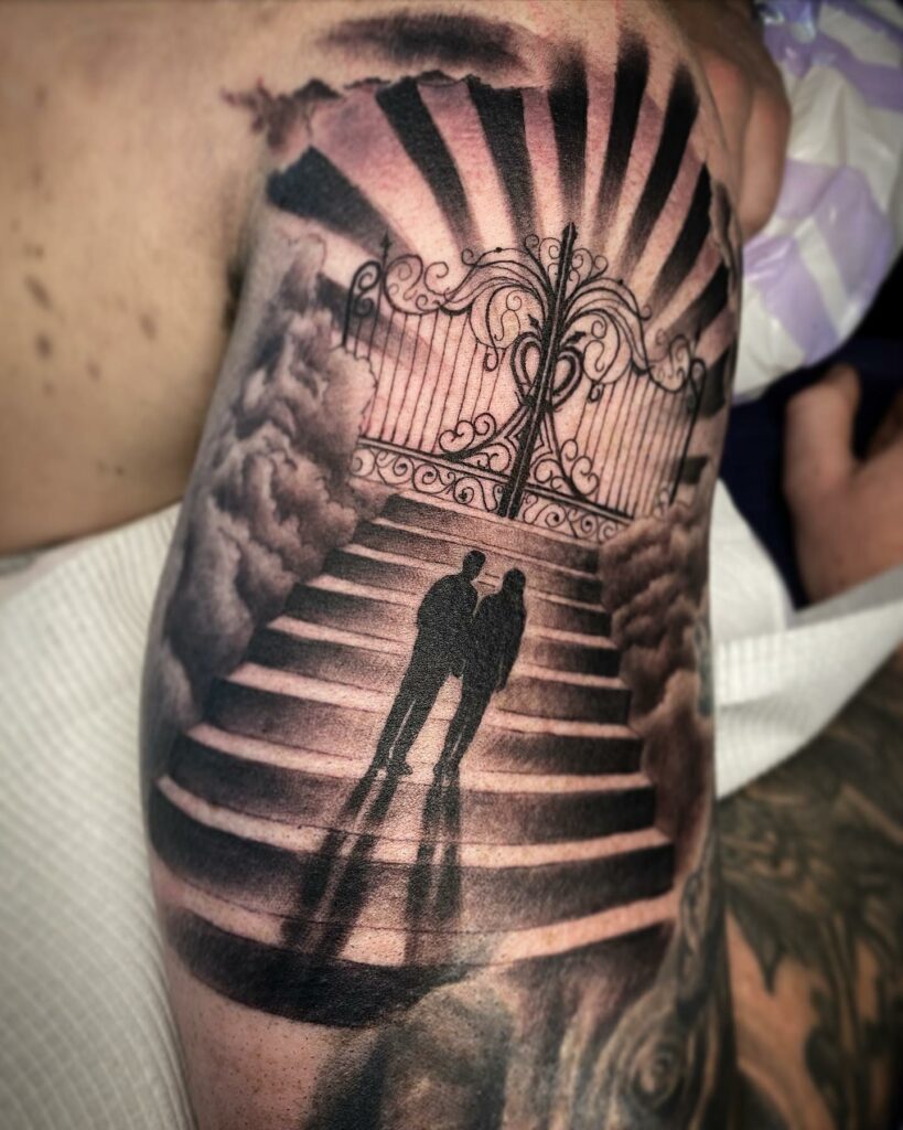 74 Amazing Stairway to Heaven Tattoo Ideas  Tattoo Twist