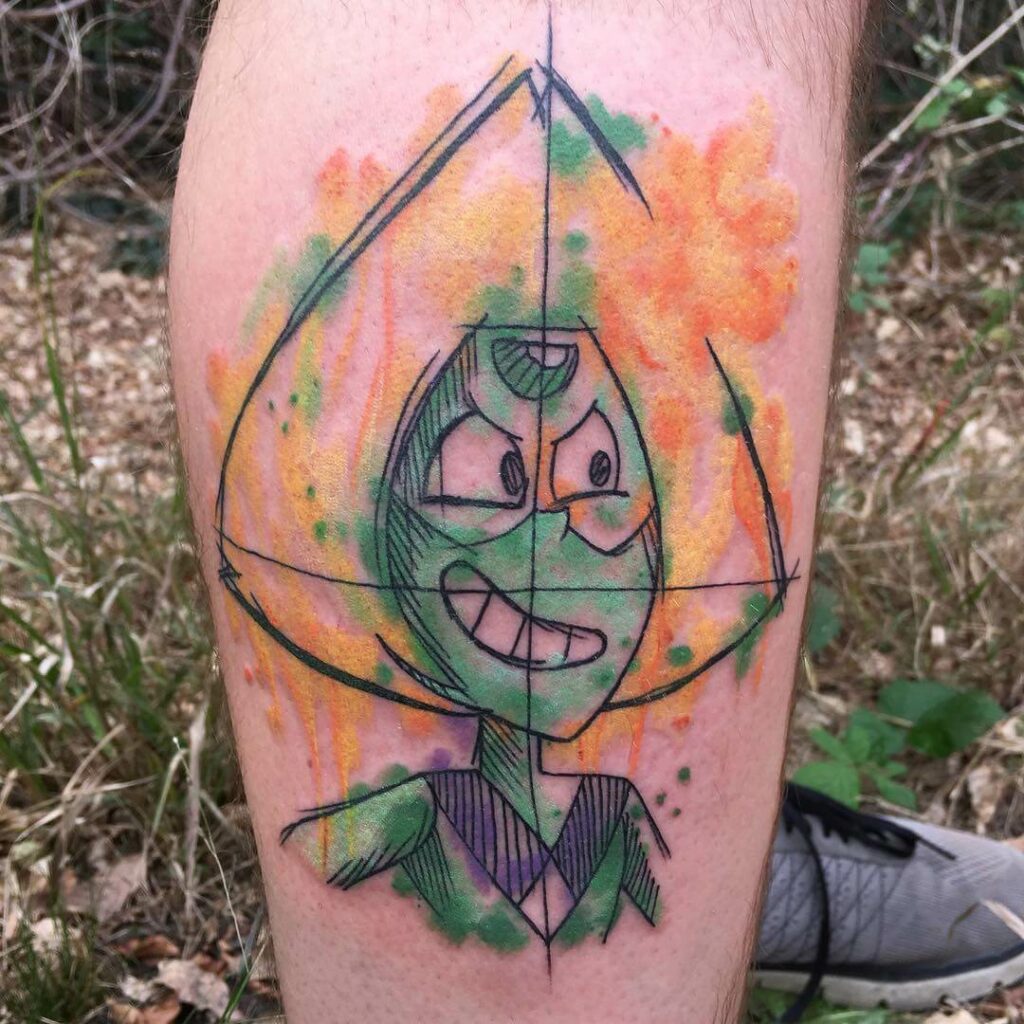 Steven Universe Peridot Tattoo