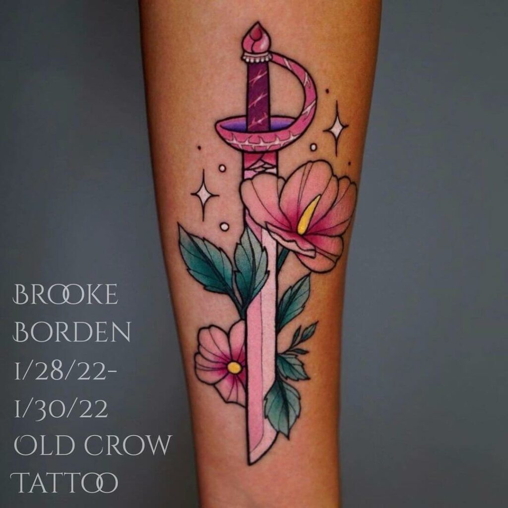 Steven Universe Tattoo Rose Quartz Sword