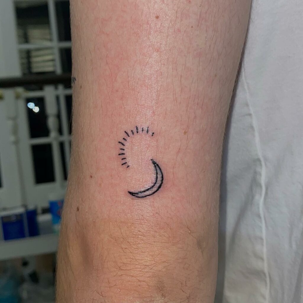 Sun And Moon Tattoo Designs