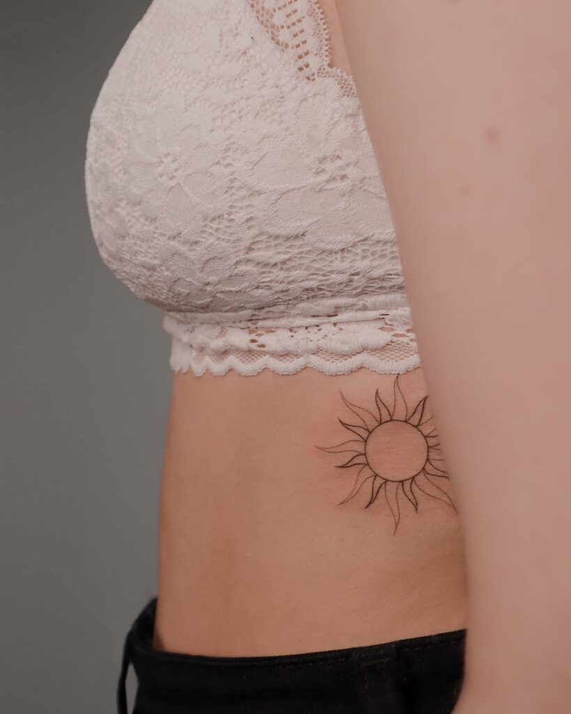 Sun Rib Tattoo