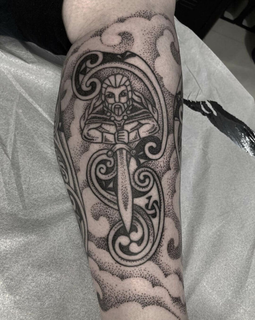 Sword of Nuada Celtic Tattoo