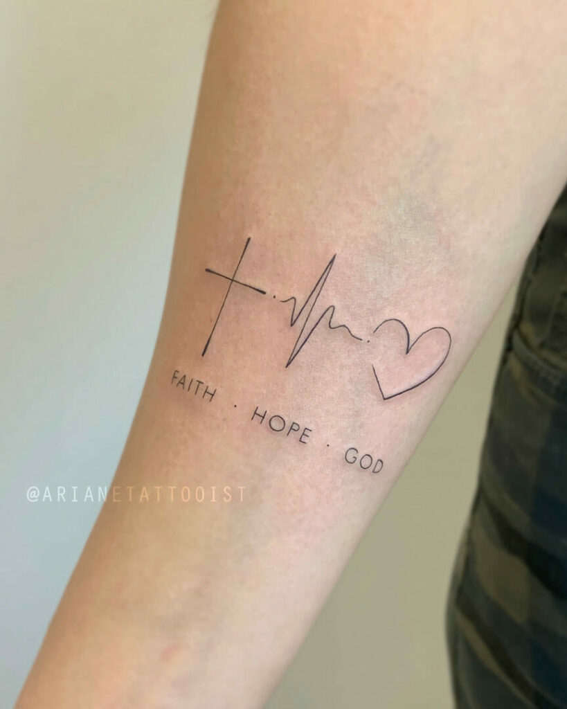 Faith Is Faith Tattoo Idea