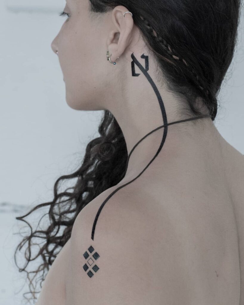 Minimalist Dice Tattoo Idea  BlackInk