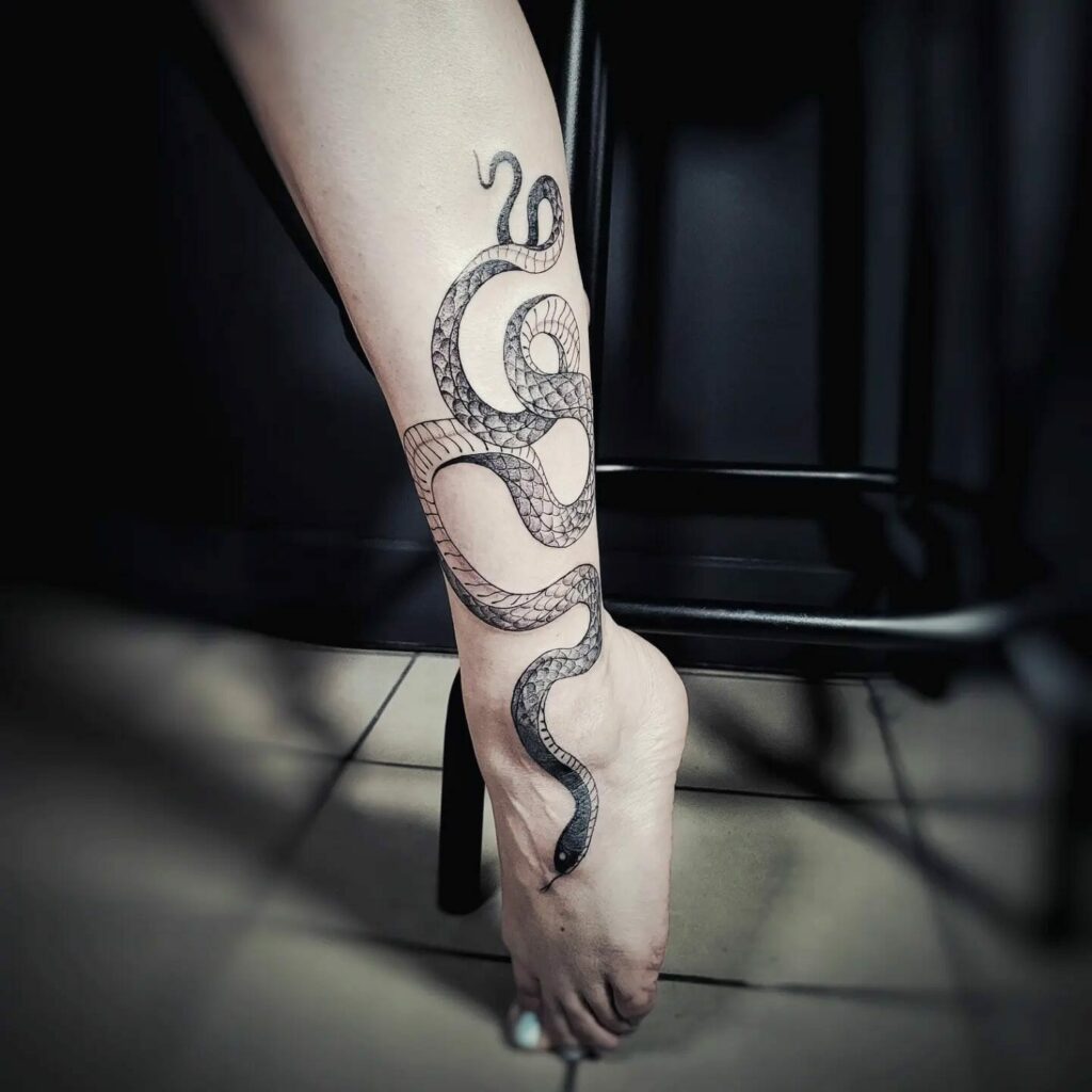 25 Snake Tattoos For Foot And Meanings  PetPress