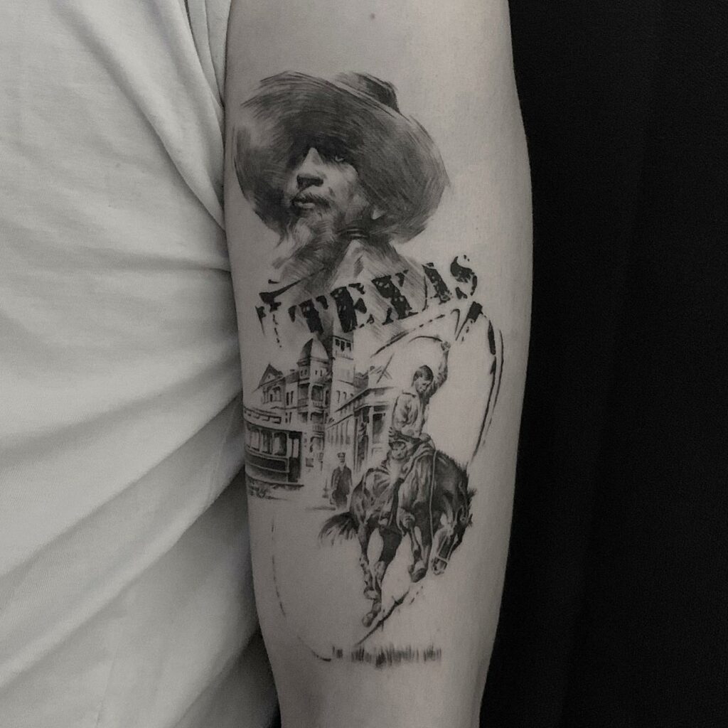 Wild West tattoo