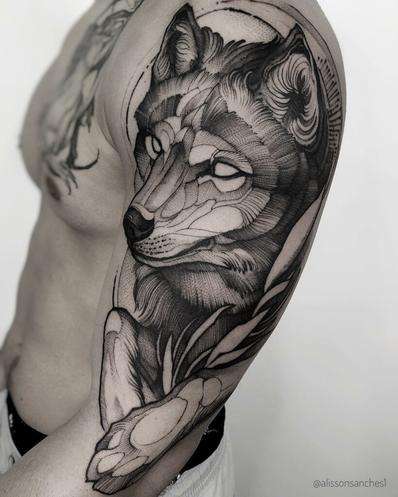 The Black Wolf Tattoo