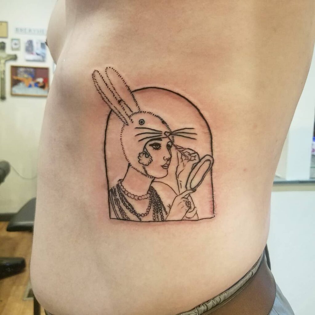 The Bunny-Eared Lady Tattoo