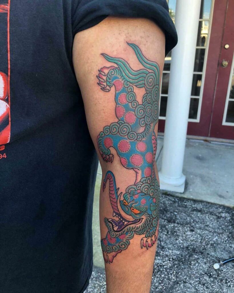 The Classic Angry Baku Tattoo