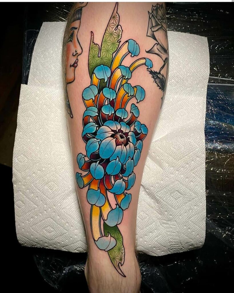 The Flower Tattoo with Vegan Ink